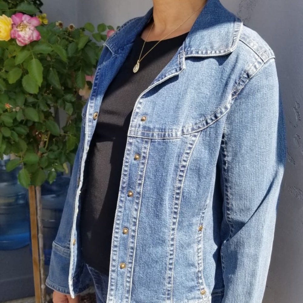 Live a Little Denim Jean Jacket, L